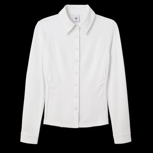 CABI Perfect Knit Dress Shirt - Picture 2 of 2